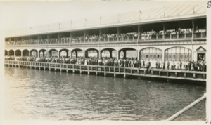 Image: Crowd at departure of S.S. Roosevelt